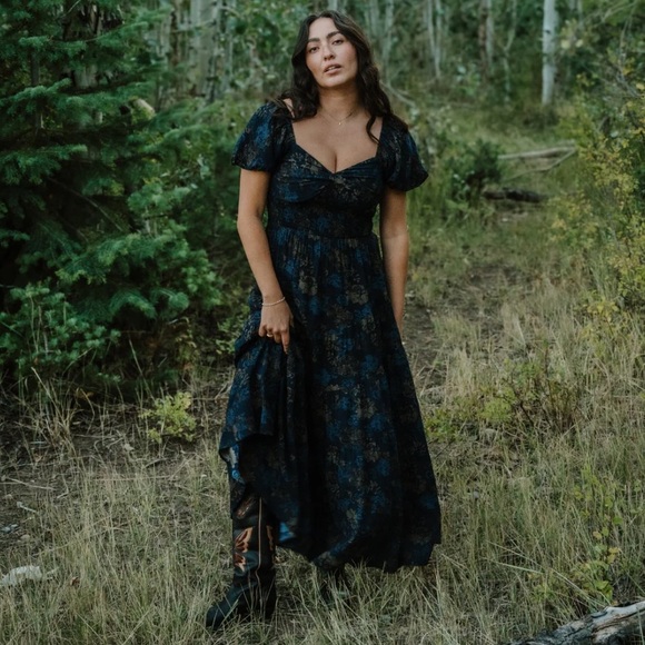 NWT Called To Surf Floral Maxi Dress - Picture 2 of 8